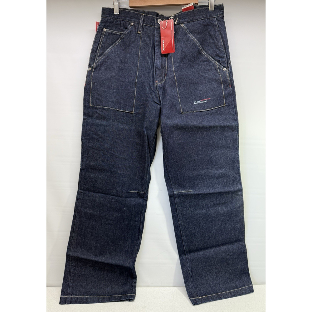 A.P.CO Streetwear Jeans Mens 32x30 Loose Leg Baggy Skater Relaxed NOS Vtg Y2K
